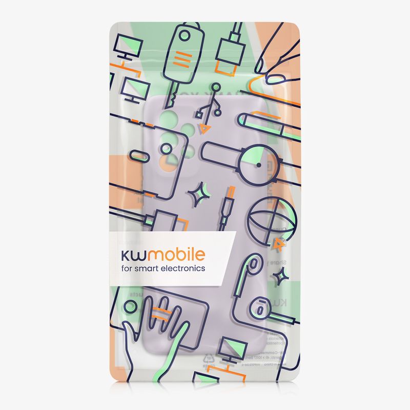 Laptop, Telefoane si Tablete - Telefoane mobile si accesorii - Accesorii Telefoane - Huse telefoane - Husa Kwmobile pentru Samsung Galaxy A53 5G, anti-alunecare, silicon, lavanda - Infinity.ro