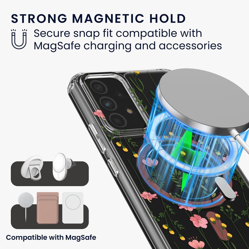 Laptop, Telefoane si Tablete - Telefoane mobile si accesorii - Accesorii Telefoane - Huse telefoane - Husa Kwmobile pentru Samsung Galaxy A53 5G, compatibilitate MagSafe, anti-alunecare, acril, TPU, transparent - Infinity.ro