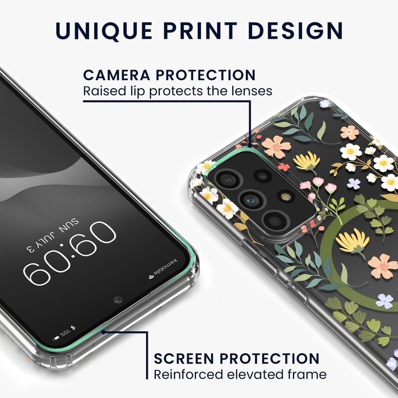 Laptop, Telefoane si Tablete - Telefoane mobile si accesorii - Accesorii Telefoane - Huse telefoane - Husa Kwmobile pentru Samsung Galaxy A53 5G, compatibilitate MagSafe, acril, TPU, transparent - Infinity.ro