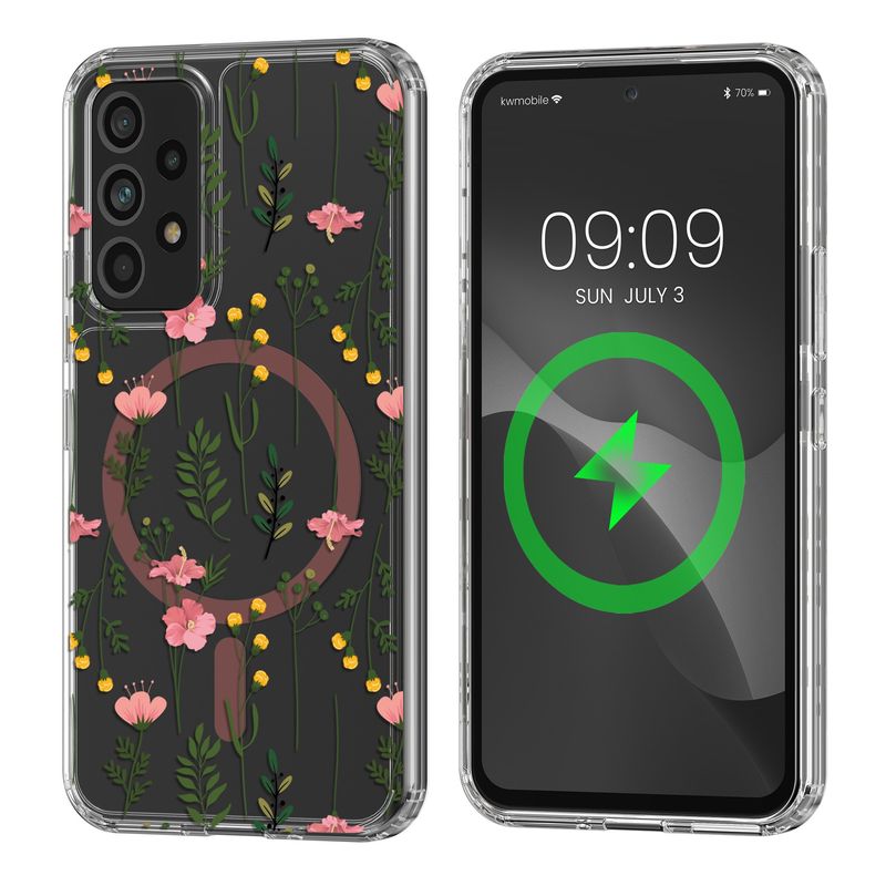 Laptop, Telefoane si Tablete - Telefoane mobile si accesorii - Accesorii Telefoane - Huse telefoane - Husa Kwmobile pentru Samsung Galaxy A53 5G, compatibilitate MagSafe, anti-alunecare, acril, TPU, transparent - Infinity.ro