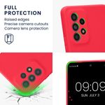 Laptop, Telefoane si Tablete - Telefoane mobile si accesorii - Accesorii Telefoane - Huse telefoane - Husa Kwmobile pentru Samsung Galaxy A53 5G, anti-alunecare, silicon, roz neon - Infinity.ro
