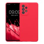 Laptop, Telefoane si Tablete - Telefoane mobile si accesorii - Accesorii Telefoane - Huse telefoane - Husa Kwmobile pentru Samsung Galaxy A53 5G, anti-alunecare, silicon, roz neon - Infinity.ro