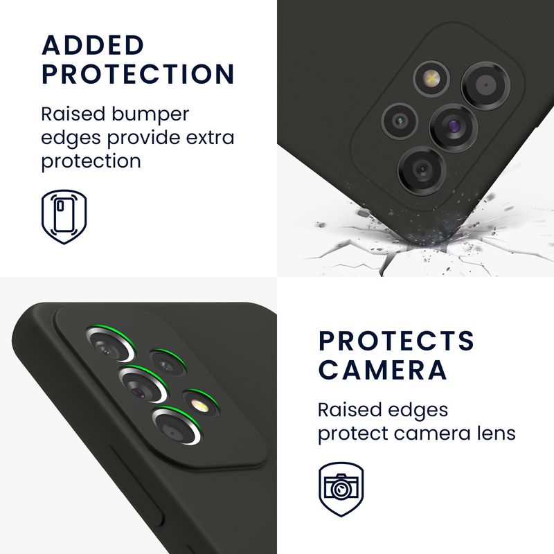 Laptop, Telefoane si Tablete - Telefoane mobile si accesorii - Accesorii Telefoane - Huse telefoane - Husa Kwmobile pentru Samsung Galaxy A53 5G, incarcare wireless, silicon, gri - Infinity.ro