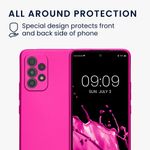 Laptop, Telefoane si Tablete - Telefoane mobile si accesorii - Accesorii Telefoane - Huse telefoane - Husa Kwmobile pentru Samsung Galaxy A53 5G, anti-alunecare, silicon, roz metalizat - Infinity.ro