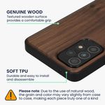Laptop, Telefoane si Tablete - Telefoane mobile si accesorii - Accesorii Telefoane - Huse telefoane - Husa Kwmobile pentru Samsung Galaxy A53 5G, compatibilitate MagSafe, lemn, TPU, maro - Infinity.ro
