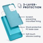 Laptop, Telefoane si Tablete - Telefoane mobile si accesorii - Accesorii Telefoane - Huse telefoane - Husa Kwmobile pentru Samsung Galaxy A53 5G, incarcare wireless, silicon, albastru glaciar - Infinity.ro