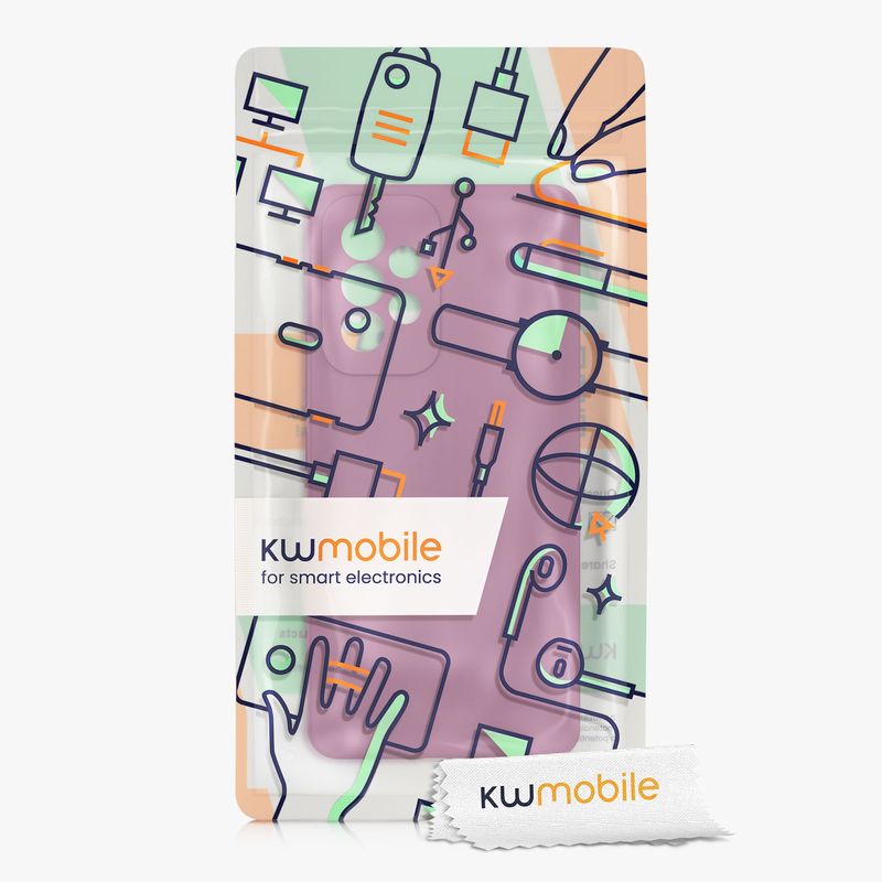 Laptop, Telefoane si Tablete - Telefoane mobile si accesorii - Accesorii Telefoane - Huse telefoane - Husa Kwmobile pentru Samsung Galaxy A53 5G, incarcare wireless, silicon, mov magenta - Infinity.ro