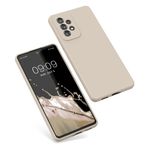 Laptop, Telefoane si Tablete - Telefoane mobile si accesorii - Accesorii Telefoane - Huse telefoane - Husa Kwmobile pentru Samsung Galaxy A53 5G, incarcare wireless, silicon, bej - Infinity.ro