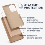 Laptop, Telefoane si Tablete - Telefoane mobile si accesorii - Accesorii Telefoane - Huse telefoane - Husa Kwmobile pentru Samsung Galaxy A53 5G, incarcare wireless, silicon, maro - Infinity.ro
