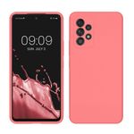 Laptop, Telefoane si Tablete - Telefoane mobile si accesorii - Accesorii Telefoane - Huse telefoane - Husa Kwmobile pentru Samsung Galaxy A53 5G, incarcare wireless, silicon, coral - Infinity.ro
