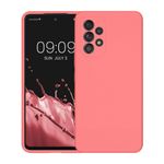 Laptop, Telefoane si Tablete - Telefoane mobile si accesorii - Accesorii Telefoane - Huse telefoane - Husa Kwmobile pentru Samsung Galaxy A53 5G, incarcare wireless, silicon, coral - Infinity.ro