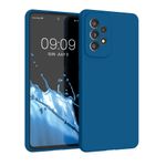 Laptop, Telefoane si Tablete - Telefoane mobile si accesorii - Accesorii Telefoane - Huse telefoane - Husa Kwmobile pentru Samsung Galaxy A53 5G, incarcare wireless, silicon, albastru recif - Infinity.ro