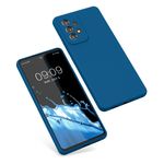 Laptop, Telefoane si Tablete - Telefoane mobile si accesorii - Accesorii Telefoane - Huse telefoane - Husa Kwmobile pentru Samsung Galaxy A53 5G, incarcare wireless, silicon, albastru recif - Infinity.ro