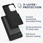 Laptop, Telefoane si Tablete - Telefoane mobile si accesorii - Accesorii Telefoane - Huse telefoane - Husa Kwmobile pentru Samsung Galaxy A53 5G, incarcare wireless, silicon, negru - Infinity.ro