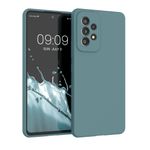 Laptop, Telefoane si Tablete - Telefoane mobile si accesorii - Accesorii Telefoane - Huse telefoane - Husa Kwmobile pentru Samsung Galaxy A53 5G, incarcare wireless, silicon, noapte - Infinity.ro