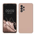 Laptop, Telefoane si Tablete - Telefoane mobile si accesorii - Accesorii Telefoane - Huse telefoane - Husa Kwmobile pentru Samsung Galaxy A53 5G, incarcare wireless, silicon, roz prafuit - Infinity.ro