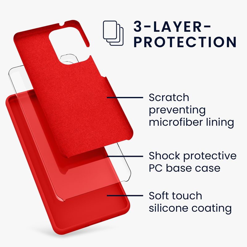 Laptop, Telefoane si Tablete - Telefoane mobile si accesorii - Accesorii Telefoane - Huse telefoane - Husa Kwmobile pentru Samsung Galaxy A53 5G, incarcare wireless, silicon, rosu - Infinity.ro