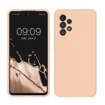 Laptop, Telefoane si Tablete - Telefoane mobile si accesorii - Accesorii Telefoane - Huse telefoane - Husa Kwmobile pentru Samsung Galaxy A53 5G, incarcare wireless, silicon, portocaliu piersica - Infinity.ro