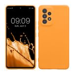 Laptop, Telefoane si Tablete - Telefoane mobile si accesorii - Accesorii Telefoane - Huse telefoane - Husa Kwmobile pentru Samsung Galaxy A53 5G, protectie la zgarieturi, silicon, portocaliu - Infinity.ro