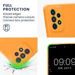 Laptop, Telefoane si Tablete - Telefoane mobile si accesorii - Accesorii Telefoane - Huse telefoane - Husa Kwmobile pentru Samsung Galaxy A53 5G, protectie la zgarieturi, silicon, portocaliu - Infinity.ro