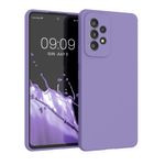 Laptop, Telefoane si Tablete - Telefoane mobile si accesorii - Accesorii Telefoane - Huse telefoane - Husa Kwmobile pentru Samsung Galaxy A53 5G, incarcare wireless, silicon, mov violet - Infinity.ro