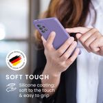 Laptop, Telefoane si Tablete - Telefoane mobile si accesorii - Accesorii Telefoane - Huse telefoane - Husa Kwmobile pentru Samsung Galaxy A53 5G, incarcare wireless, silicon, mov violet - Infinity.ro