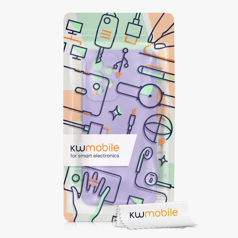 Laptop, Telefoane si Tablete - Telefoane mobile si accesorii - Accesorii Telefoane - Huse telefoane - Husa Kwmobile pentru Samsung Galaxy A53 5G, incarcare wireless, silicon, mov violet - Infinity.ro