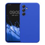 Laptop, Telefoane si Tablete - Telefoane mobile si accesorii - Accesorii Telefoane - Huse telefoane - Husa Kwmobile pentru Samsung Galaxy A54 5G, anti-alunecare, anti-amprenta, silicon, albastru - Infinity.ro