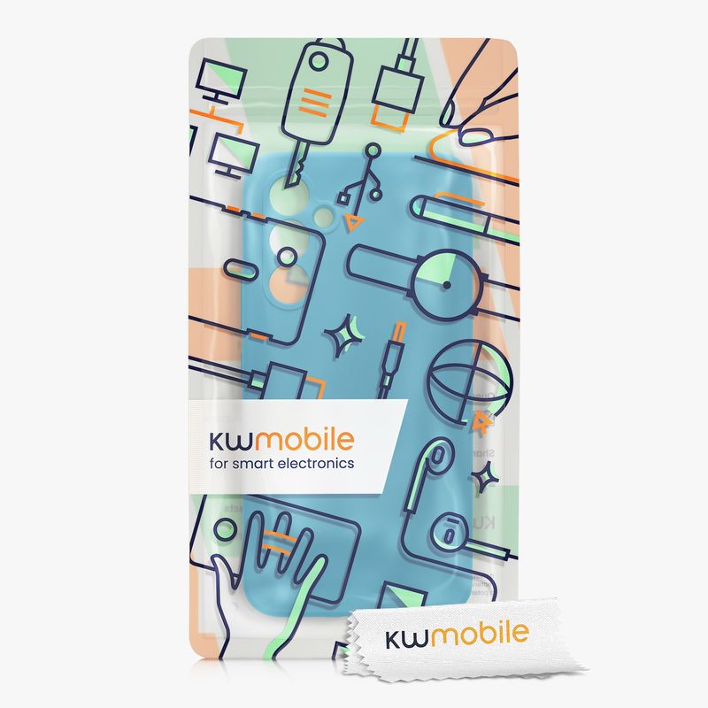 Laptop, Telefoane si Tablete - Telefoane mobile si accesorii - Accesorii Telefoane - Huse telefoane - Husa Kwmobile pentru Samsung Galaxy A54 5G, anti-alunecare, protectie la socuri, silicon, albastru - Infinity.ro