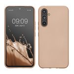 Laptop, Telefoane si Tablete - Telefoane mobile si accesorii - Accesorii Telefoane - Huse telefoane - Husa Kwmobile pentru Samsung Galaxy A54 5G, anti-alunecare, protectie la zgarieturi, silicon, auriu - Infinity.ro