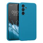 Laptop, Telefoane si Tablete - Telefoane mobile si accesorii - Accesorii Telefoane - Huse telefoane - Husa Kwmobile pentru Samsung Galaxy A54 5G, anti-alunecare, protectie la socuri, silicon, albastru - Infinity.ro