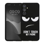 Laptop, Telefoane si Tablete - Telefoane mobile si accesorii - Accesorii Telefoane - Huse telefoane - Husa Kwmobile pentru Samsung Galaxy A54 5G, anti-alunecare, silicon, alb, negru - Infinity.ro