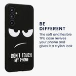 Laptop, Telefoane si Tablete - Telefoane mobile si accesorii - Accesorii Telefoane - Huse telefoane - Husa Kwmobile pentru Samsung Galaxy A54 5G, anti-alunecare, silicon, alb, negru - Infinity.ro