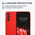 Laptop, Telefoane si Tablete - Telefoane mobile si accesorii - Accesorii Telefoane - Huse telefoane - Husa Kwmobile pentru Samsung Galaxy A54 5G, anti-alunecare, protectie la zgarieturi, silicon, rosu - Infinity.ro