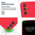 Laptop, Telefoane si Tablete - Telefoane mobile si accesorii - Accesorii Telefoane - Huse telefoane - Husa Kwmobile pentru Samsung Galaxy A54 5G, anti-alunecare, protectie la zgarieturi, silicon, roz neon - Infinity.ro