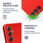 Laptop, Telefoane si Tablete - Telefoane mobile si accesorii - Accesorii Telefoane - Huse telefoane - Husa Kwmobile pentru Samsung Galaxy A54 5G, anti-alunecare, protectie la zgarieturi, silicon, rosu - Infinity.ro