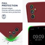 Laptop, Telefoane si Tablete - Telefoane mobile si accesorii - Accesorii Telefoane - Huse telefoane - Husa Kwmobile pentru Samsung Galaxy A54 5G, anti-alunecare, protectie la zgarieturi, silicon, mov - Infinity.ro