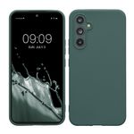 Laptop, Telefoane si Tablete - Telefoane mobile si accesorii - Accesorii Telefoane - Huse telefoane - Husa Kwmobile pentru Samsung Galaxy A54 5G, anti-alunecare, silicon, albastru verzui - Infinity.ro