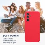 Laptop, Telefoane si Tablete - Telefoane mobile si accesorii - Accesorii Telefoane - Huse telefoane - Husa Kwmobile pentru Samsung Galaxy A54 5G, anti-alunecare, protectie la zgarieturi, silicon, roz neon - Infinity.ro