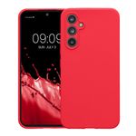 Laptop, Telefoane si Tablete - Telefoane mobile si accesorii - Accesorii Telefoane - Huse telefoane - Husa Kwmobile pentru Samsung Galaxy A54 5G, anti-alunecare, protectie la zgarieturi, silicon, roz neon - Infinity.ro