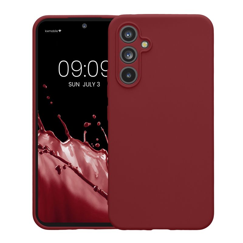 Laptop, Telefoane si Tablete - Telefoane mobile si accesorii - Accesorii Telefoane - Huse telefoane - Husa Kwmobile pentru Samsung Galaxy A54 5G, anti-alunecare, protectie la zgarieturi, silicon, mov - Infinity.ro