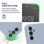Laptop, Telefoane si Tablete - Telefoane mobile si accesorii - Accesorii Telefoane - Huse telefoane - Husa Kwmobile pentru Samsung Galaxy A54 5G, anti-alunecare, silicon, albastru deschis - Infinity.ro