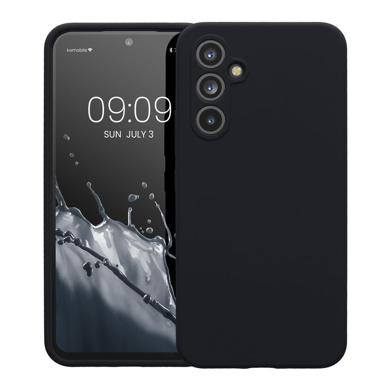 Laptop, Telefoane si Tablete - Telefoane mobile si accesorii - Accesorii Telefoane - Huse telefoane - Husa Kwmobile pentru Samsung Galaxy A54 5G, anti-alunecare, silicon, afine - Infinity.ro