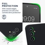 Laptop, Telefoane si Tablete - Telefoane mobile si accesorii - Accesorii Telefoane - Huse telefoane - Husa Kwmobile pentru Samsung Galaxy A54 5G, anti-alunecare, silicon, afine - Infinity.ro