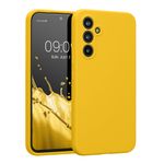 Laptop, Telefoane si Tablete - Telefoane mobile si accesorii - Accesorii Telefoane - Huse telefoane - Husa Kwmobile pentru Samsung Galaxy A54 5G, anti-alunecare, silicon, galben intens - Infinity.ro