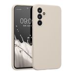 Laptop, Telefoane si Tablete - Telefoane mobile si accesorii - Accesorii Telefoane - Huse telefoane - Husa Kwmobile pentru Samsung Galaxy A54 5G, anti-alunecare, silicon, crem - Infinity.ro