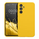 Laptop, Telefoane si Tablete - Telefoane mobile si accesorii - Accesorii Telefoane - Huse telefoane - Husa Kwmobile pentru Samsung Galaxy A54 5G, anti-alunecare, silicon, galben intens - Infinity.ro
