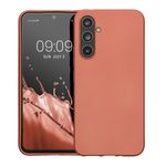 Laptop, Telefoane si Tablete - Telefoane mobile si accesorii - Accesorii Telefoane - Huse telefoane - Husa Kwmobile pentru Samsung Galaxy A54 5G, anti-alunecare, silicon, bronz - Infinity.ro