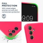 Laptop, Telefoane si Tablete - Telefoane mobile si accesorii - Accesorii Telefoane - Huse telefoane - Husa Kwmobile pentru Samsung Galaxy A54 5G, anti-alunecare, silicon, roz - Infinity.ro