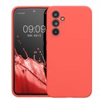 Laptop, Telefoane si Tablete - Telefoane mobile si accesorii - Accesorii Telefoane - Huse telefoane - Husa Kwmobile pentru Samsung Galaxy A54 5G, anti-alunecare, silicon, coral neon - Infinity.ro